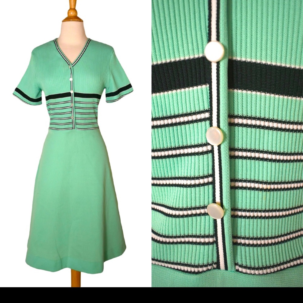 1970s vintage sweater dress